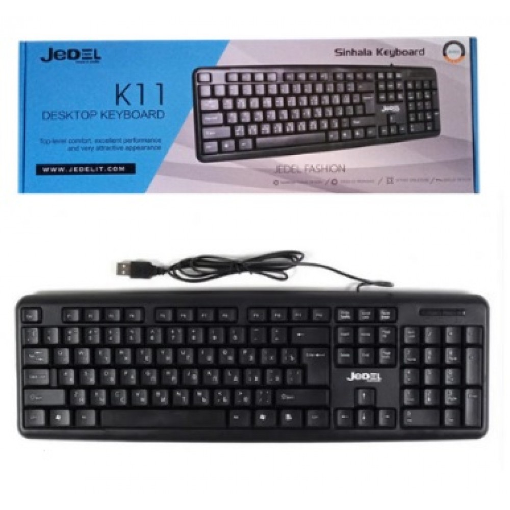 Jedel K11 Sinhala Keyboard new